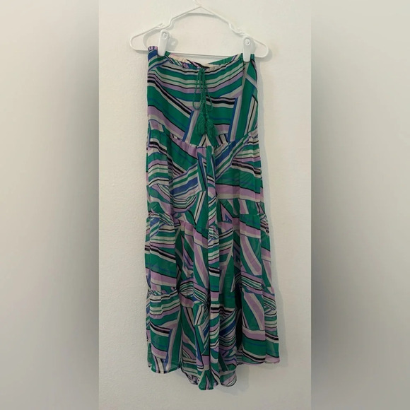 Flying Tomato Sheer Funky Retro Printed Wide Leg Palazzo Pants Size Small - Picture 1 of 11